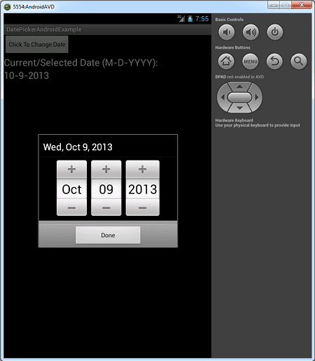 Date Picker