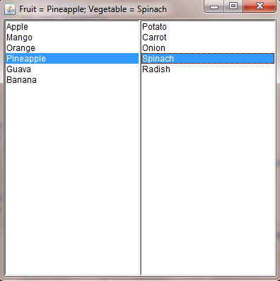 AWT Grid Layout Example