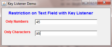 Key Listener