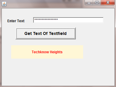 Creating Textfield