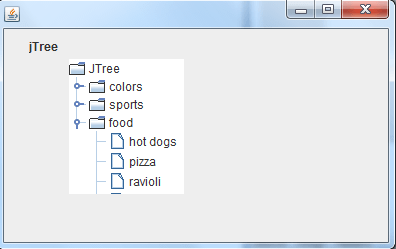 JTree Example Image