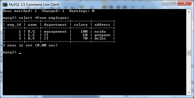 mysql select all